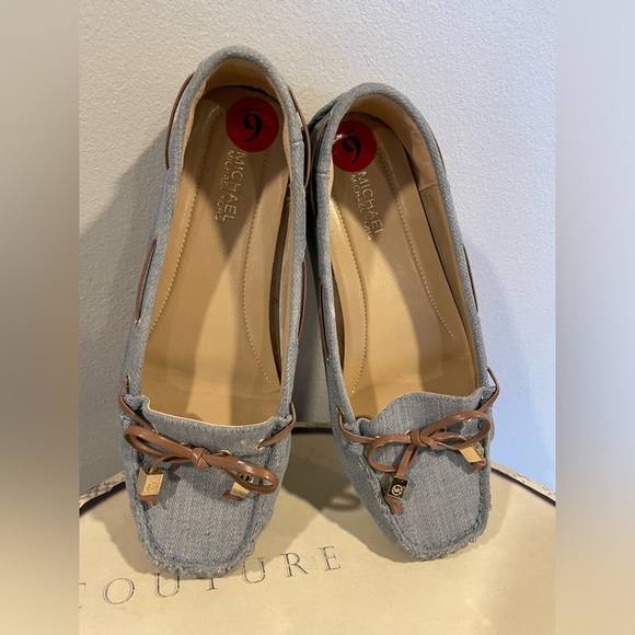 Michael Kors denim loafers size 6 - Picture 4 of 12